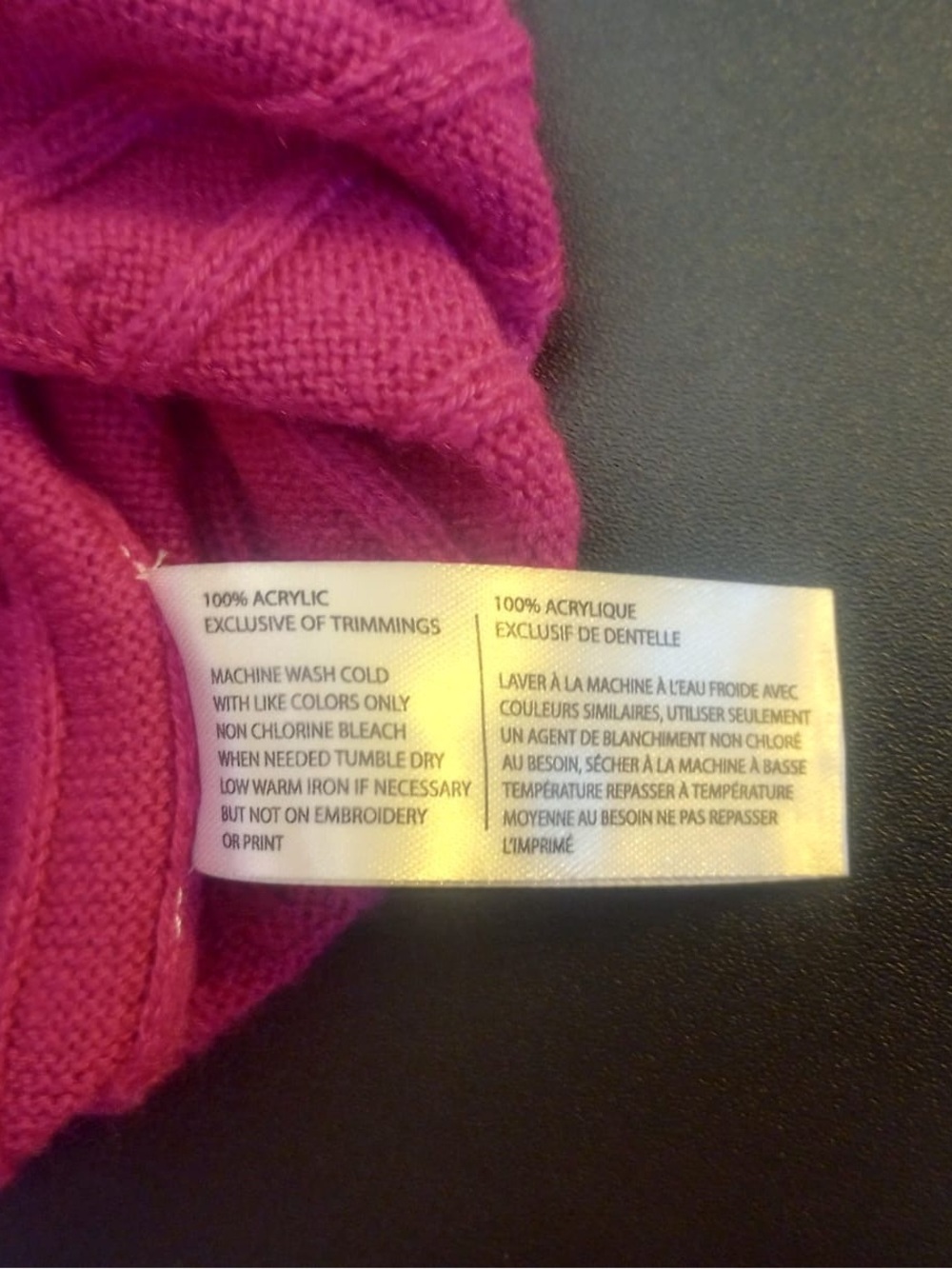 U.S. Polo Assn. Cable Crew Sweater - Raspberry Pink - Picture 7 of 12